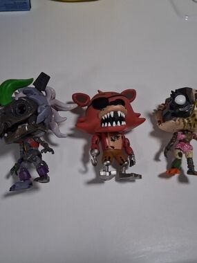 Funko Pop Lot Of 3 Mixed Loose Funkos Vinyl Toys
